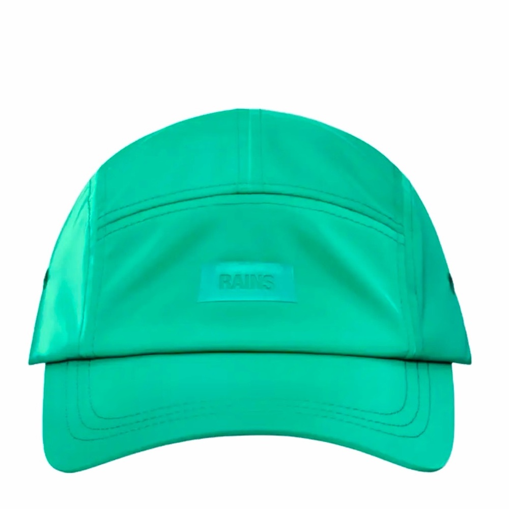 RAINS 5 PANEL UNISEX CAP ELEMENT TEAL GREEN COLOR, NWT$57, WATERREPELLENT